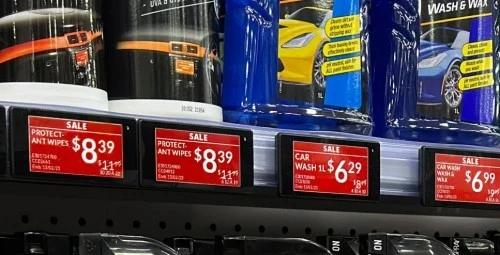 Які продуктові магазини мають цифрові цінники?
